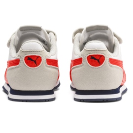 Chaussures enfant Puma Cabana Racer Sl V Ps beige-rouge 360732 76 Chaussures enfant Puma Cabana Racer Sl V Ps beige-rouge 360732 76