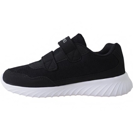 Chaussures pour enfants Kappa Cracker II K noir et blanc 260647k 1110 blanche le noir