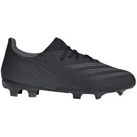 Les chaussures de football adidas X GHOSTED.3 Fg Jr FW3545 multicolore noir