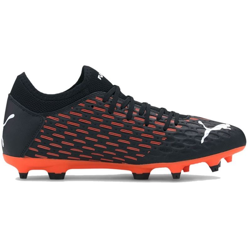 Chaussures de foot Puma Future 6.4 Fg Ag M 106195 01 bleu, noir, orange le noir Chaussures de foot Puma Future 6.4 Fg Ag M 106195 01 bleu, noir, orange le noir