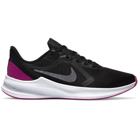 Chaussures femme Nike Downshifter 10 noir et rose CI9984 004