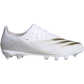 Chaussures de foot Adidas X Ghosted.3 Mg M FW3543 blanc, or doré