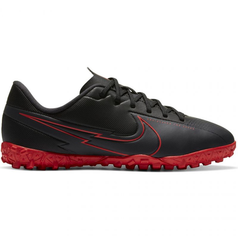 Nike Mercurial Vapor 13 Academy Tf Jr AT8145 060 chaussures de football multicolore noir