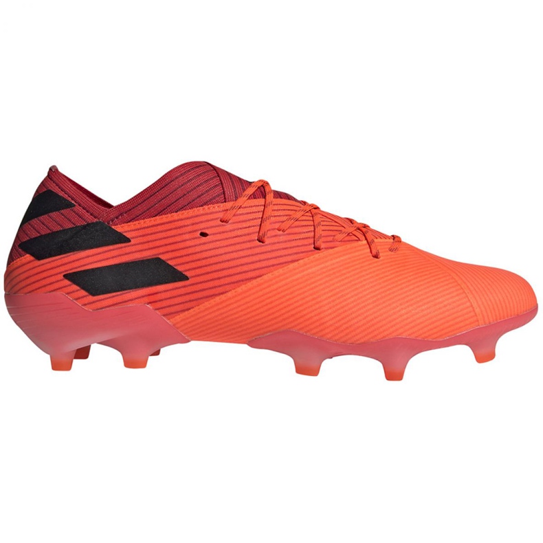 Chaussures de foot Adidas Nemeziz 19.1 Fg M EH0770 multicolore orange