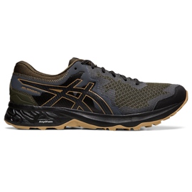 Asics Gel Sonoma 4 chaussures de course pour hommes olive-noir 1011A177 300 multicolore vert