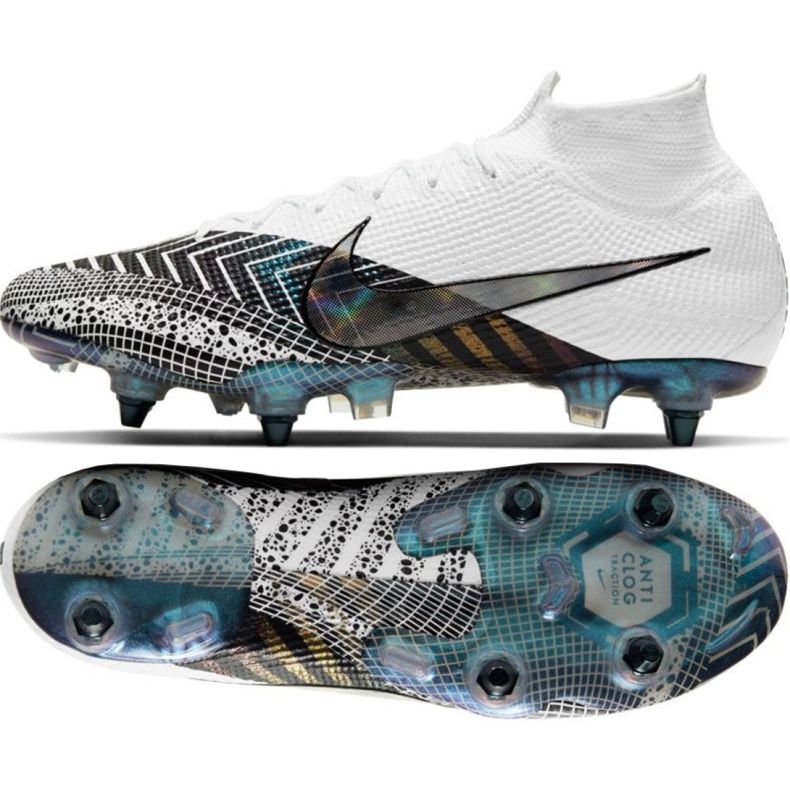 Chaussure de football Nike Mercurial Superfly 7 Elite Mds Sg Pro Ac M CK0013-110 blanche blanche