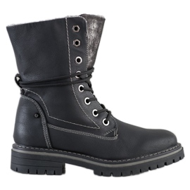 Super Mode Hauts trappeurs noir