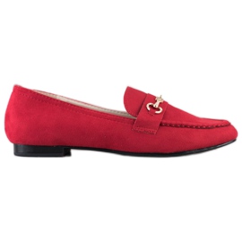 Goodin Mocassins élégants rouge