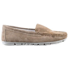 Filippo Mocassins en cuir brun
