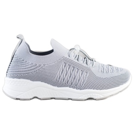Goodin Chaussures de sport confortables gris