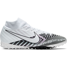 Chaussure de football Nike Mercurial Superfly 7 Academy Mds Tf BQ5435 110 blanche Chaussure de football Nike Mercurial Superfly 7 Academy Mds Tf BQ5435 110 blanche