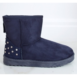 Bottes de neige bleues pour femmes M297 Bleu