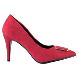 Goodin Escarpins avec ornement rouge