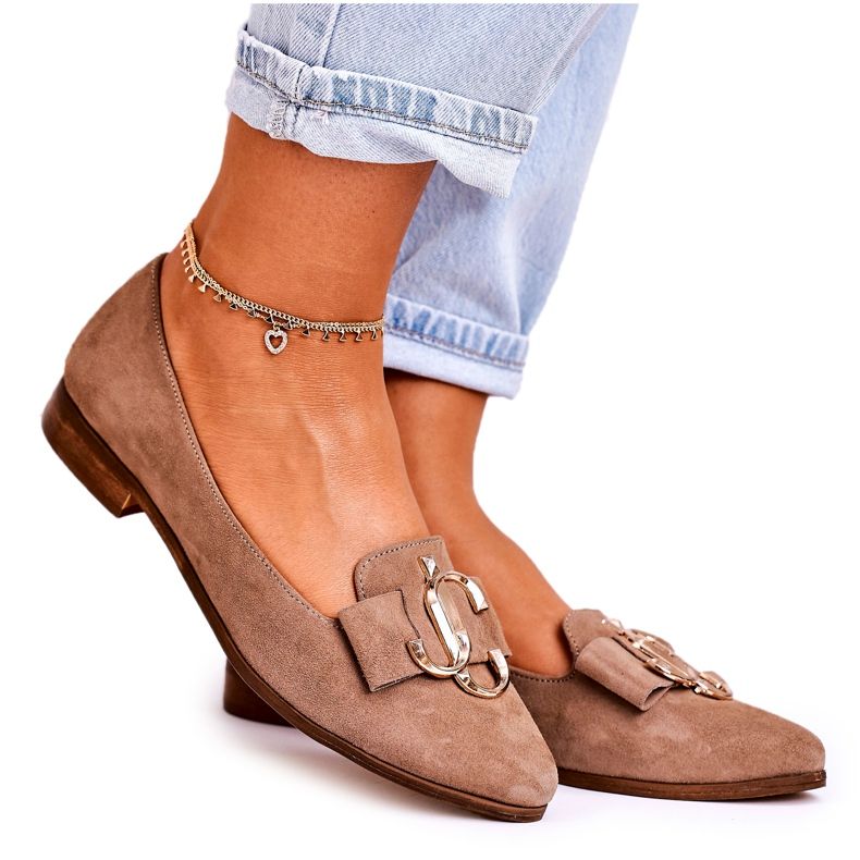 Nicole Mocassins Femme En Daim Ballerines Marron Clair Mary-Jane brun Nicole Mocassins Femme En Daim Ballerines Marron Clair Mary-Jane brun