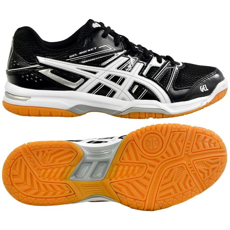 Chaussures de volley-ball femme Asics Gel Rocket B455N-9001 le noir Chaussures de volley-ball femme Asics Gel Rocket B455N-9001 le noir