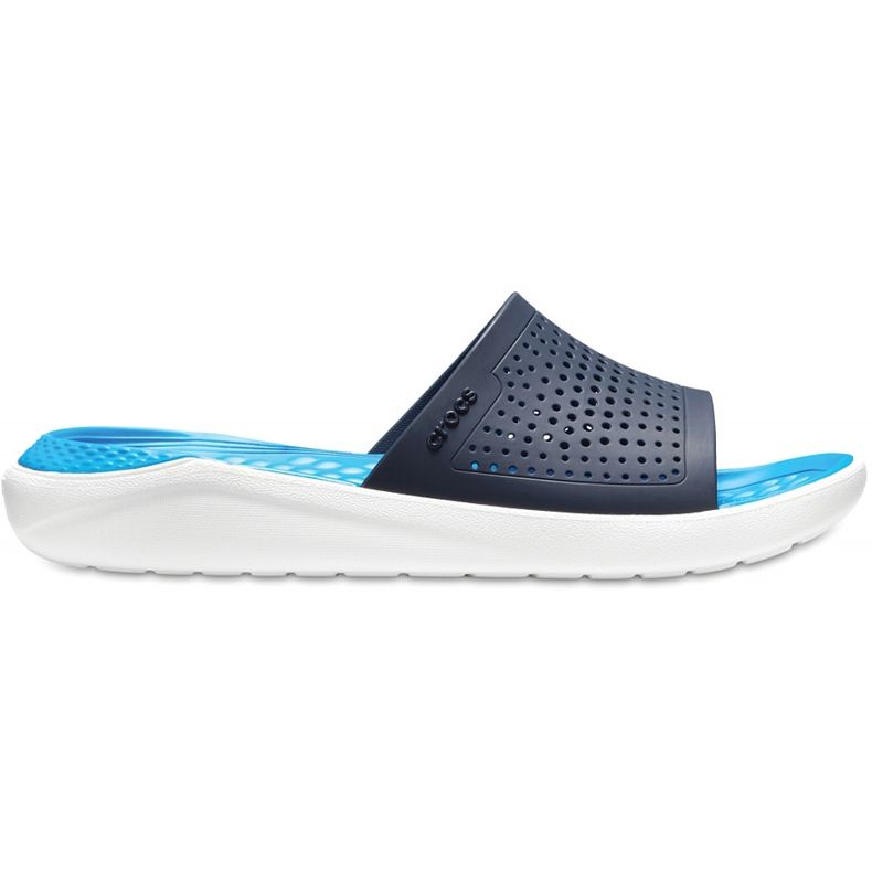 Crocs Literide Slide bleu marine-blanc 205 183 462