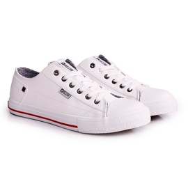 Baskets en cuir pour hommes Big Star DD174260 Blanc