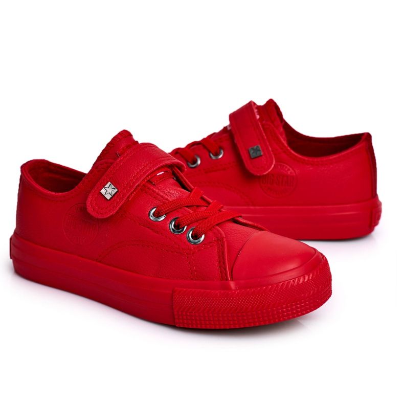 Baskets en cuir pour enfants Big Star EE374036 Rouge Baskets en cuir pour enfants Big Star EE374036 Rouge