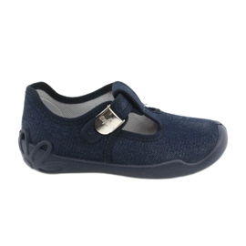 Befado chaussures enfants blanka bleu marine 115X005 argent