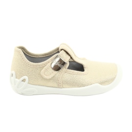 Befado chaussures pour enfants blanka or 115X003 beige d'or