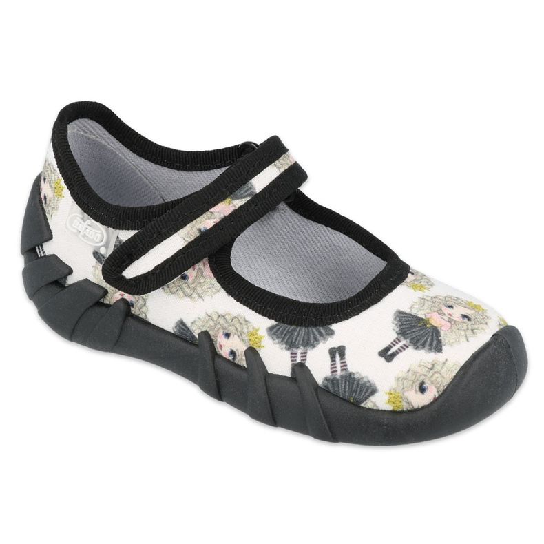 Chaussures de vitesse princesse Befado 109P228 le noir écru