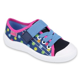 Chaussures enfant Befado 251X162 bleu marine bleu rose multicolore