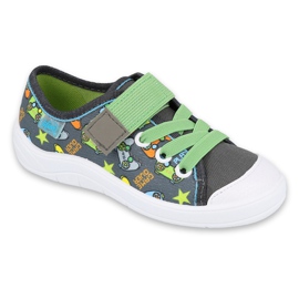 Chaussures pour enfants Befado 251Y164 gris multicolore vert