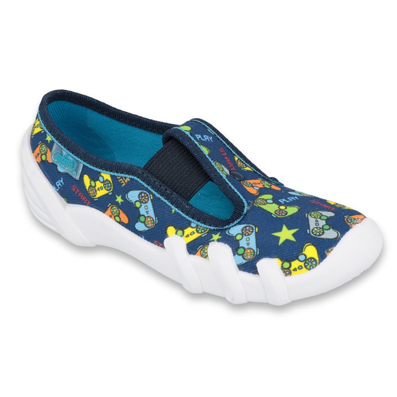 Chaussures enfant Befado 290X215 bleu marin multicolore