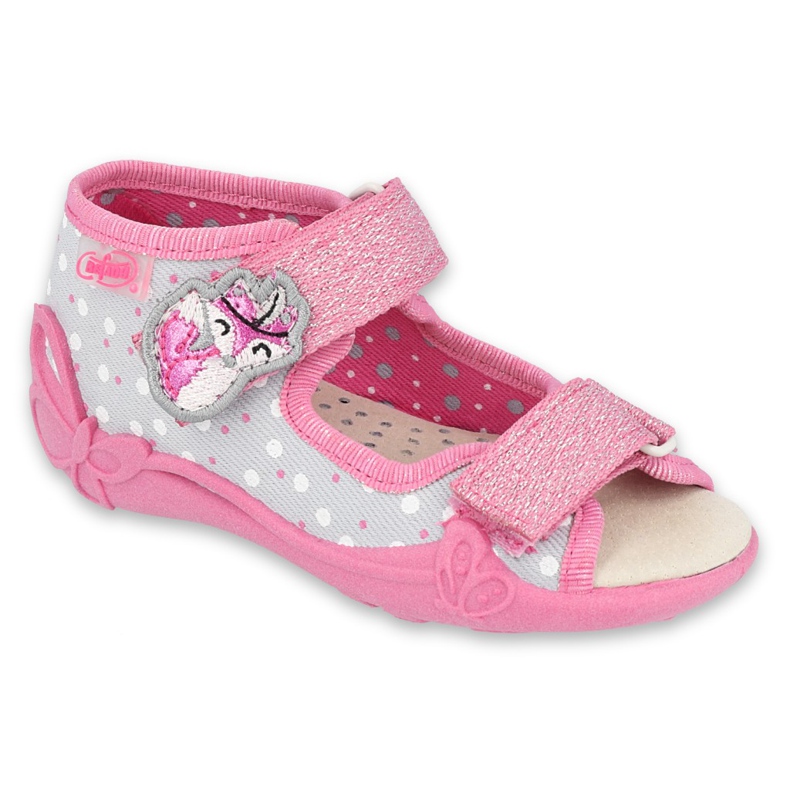 Chaussures enfant Befado jaune 342P018 rose gris Chaussures enfant Befado jaune 342P018 rose gris