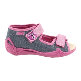 Chaussures enfant Befado jaune 342P017 rose