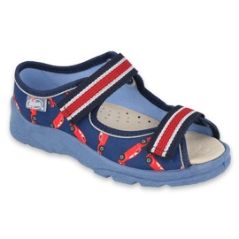 Chaussures pour enfants Befado 869Y149 rouge bleu marine