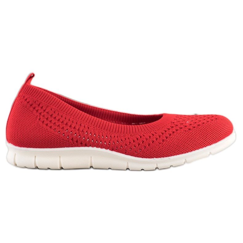 Goodin Slipons Ajourés rouge Goodin Slipons Ajourés rouge