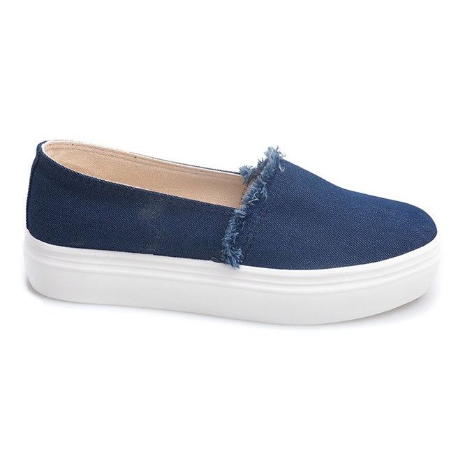Jean Slip On 80138 Bleu Marine