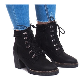 Bottines Lacets 2873 Noir le noir