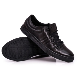 Bednarek Polish Shoes Baskets Brogues Homme en Cuir Bednarek Noir