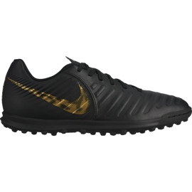 Nike Tiempo Legend X 7 Club Tf AH7248 077 chaussures de football noir noir