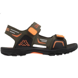 Kappa Pure K Footwear Sandales enfants vert-orange 260594K 3144 Kappa Pure K Footwear Sandales enfants vert-orange 260594K 3144