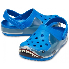 Crocs pour enfants Fun Lab Shark Band Clg K bleu 206271 4JL