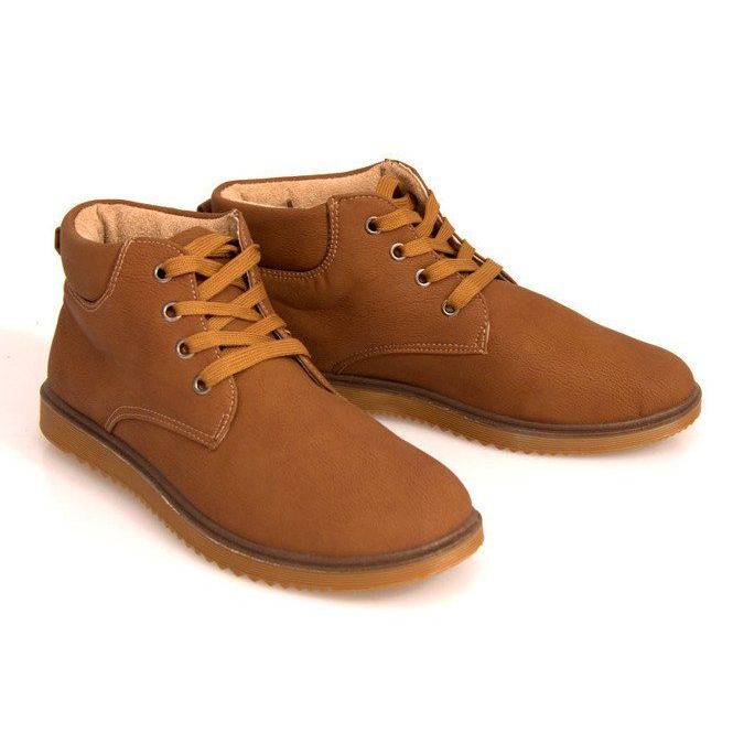 Bottes chaudes pour hommes Sal Camel 1306 brun