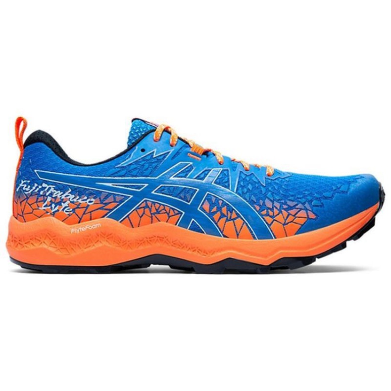 Asics Fujitrabuco Lyte M 1011A700-400 chaussures de course bleu orange