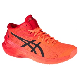 Chaussures de volley-ball Asics Sky Elite Ff Mt Tokyo M 1051A056-701 rouge oranges et rouges