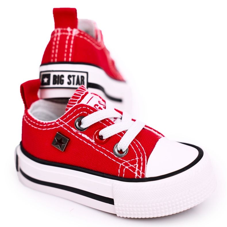 Baskets Basses Classiques Enfant Big Star HH374196 Rouge Baskets Basses Classiques Enfant Big Star HH374196 Rouge