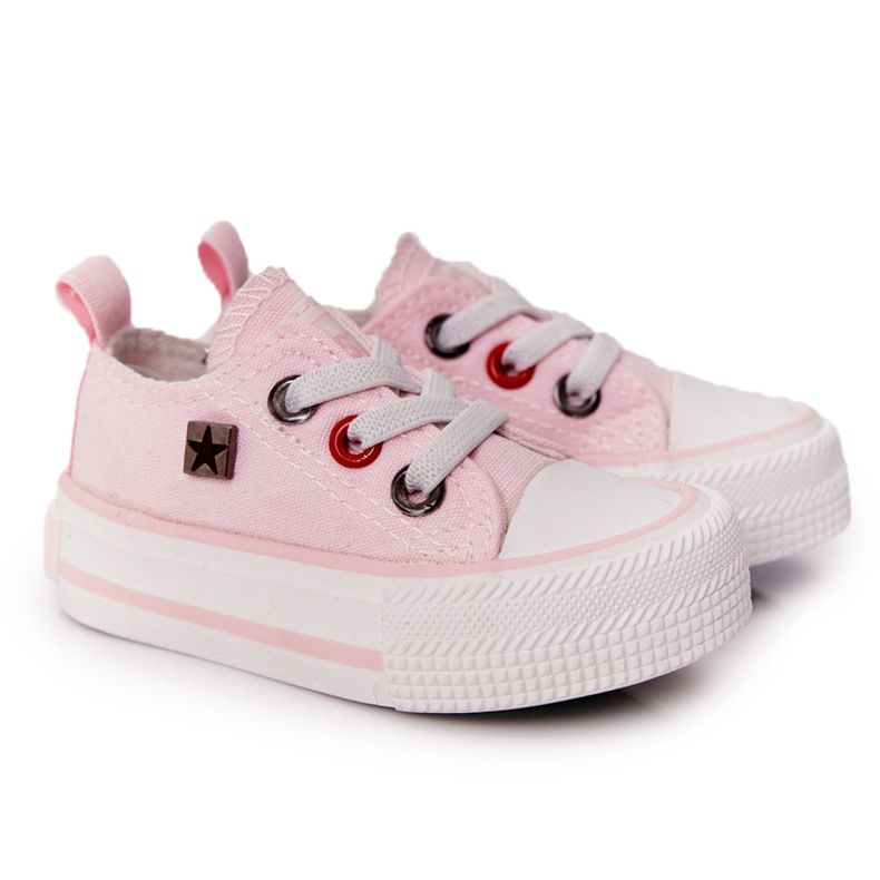 Baskets Basses Classiques Enfant Big Star HH374197 Rose Baskets Basses Classiques Enfant Big Star HH374197 Rose