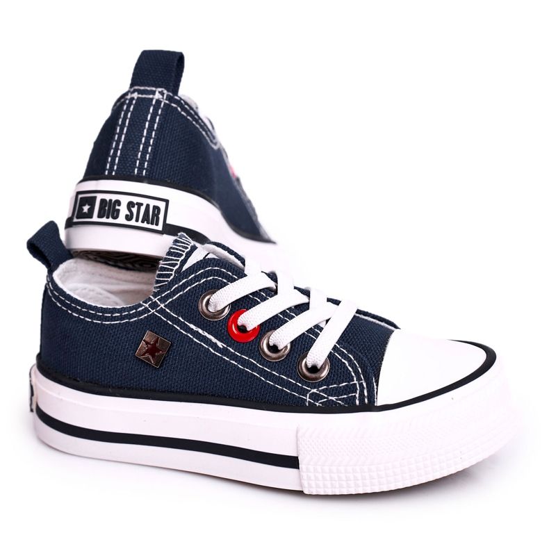Baskets Basses Classiques Enfant Big Star HH374091 Bleu Marine ['marine']