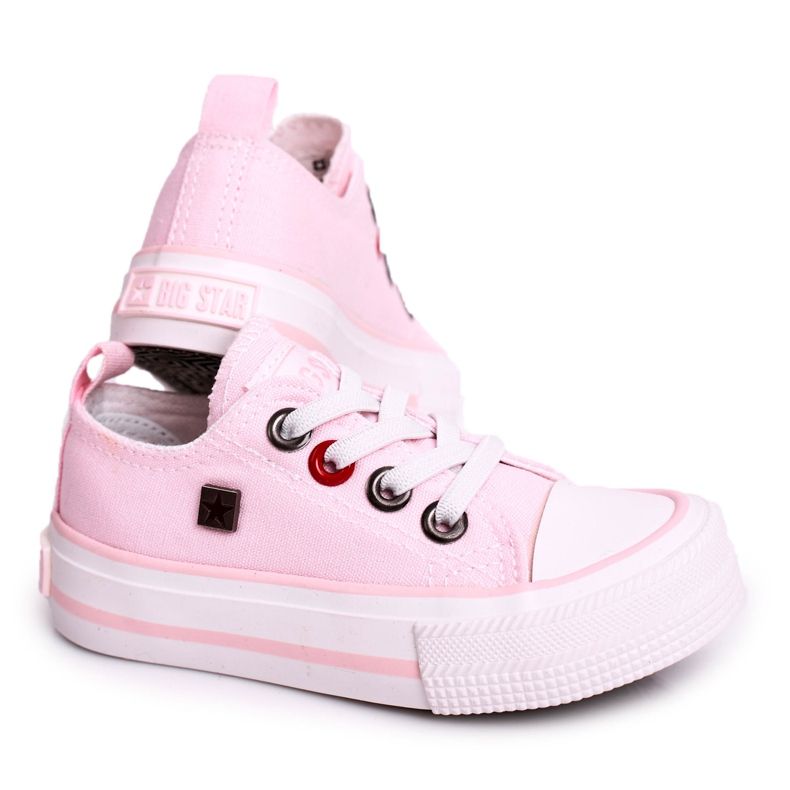 Baskets Basses Classiques Enfant Big Star HH374093 Rose