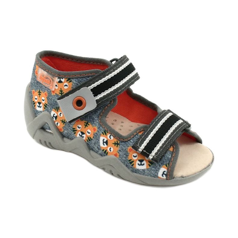 Chaussures enfant Befado jaune 350P016 orange gris Chaussures enfant Befado jaune 350P016 orange gris