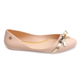 Ballerines Meliski Avec Noeud PT72 Beige blanc