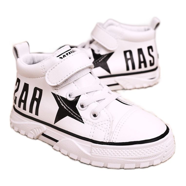 Apawwa Baskets Hautes Enfant Avec Velcro Blanc Sparky blanche Apawwa Baskets Hautes Enfant Avec Velcro Blanc Sparky blanche