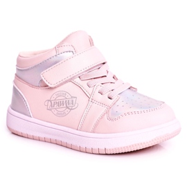 Apawwa Chaussures Sport Enfant Rose Argent Madison