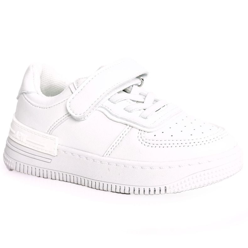 Apawwa Chaussures De Sport Enfant Avec Velcro Blanc Airy blanche